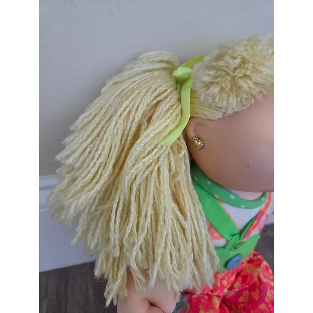 Vintage 1991 Cabbage Patch Kids CPK Kissin' Kids Doll Blonde Hair Hasbro‎ Toy